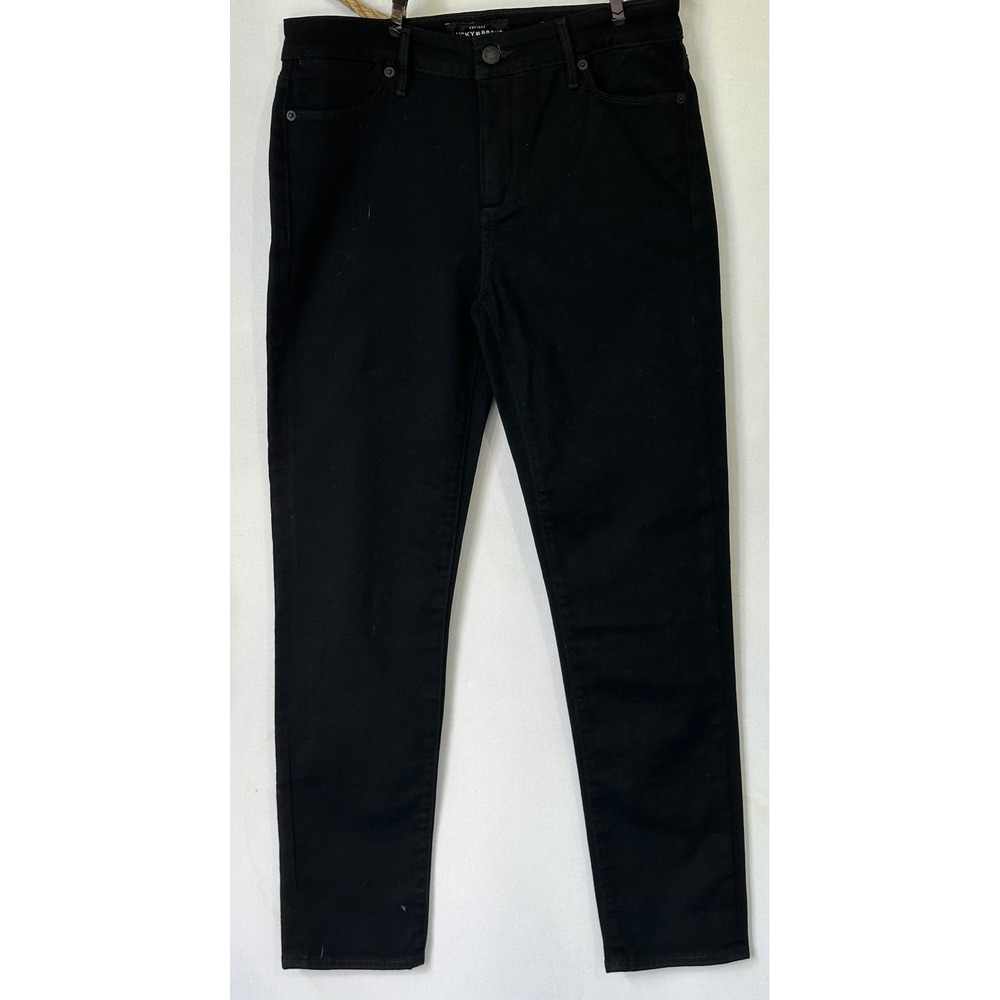 Lucky Brand Ankle Jeans Slim Fit Womens 6/30 Black Excellent Capsule Minimalism